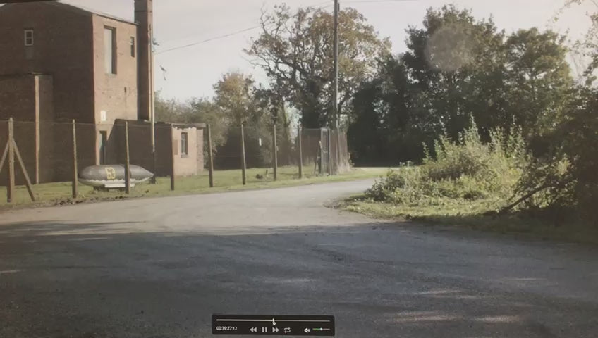 Load video: Mazda mx-5 going sideways in slow motion on a private road. A short clip from filming the advert for a roll cage company.
